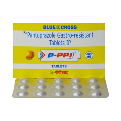 P Ppi 40mg Strip Of 15 Tablets
