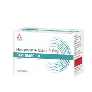 Captomac 10Mg Strip Of 10 Tablets