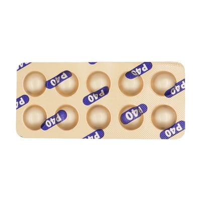 P 40 Strip Of 10 Tablets