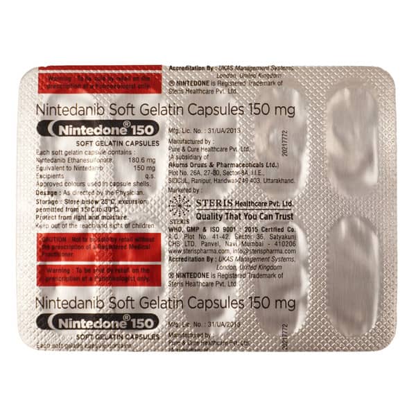 Nintedone 150Mg Strip Of 10 Capsules