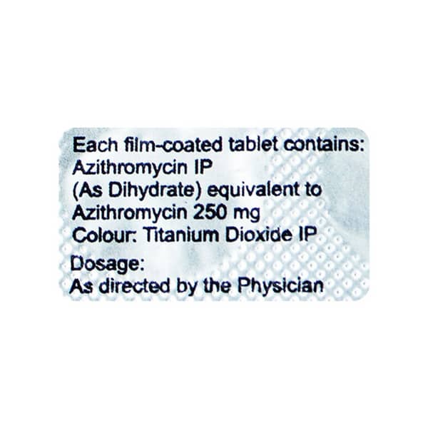 Azibact 250Mg Strip Of 10 Tablets