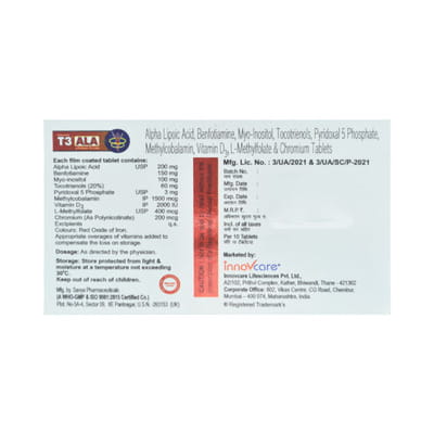 T3 Ala Strip Of 10 Tablets
