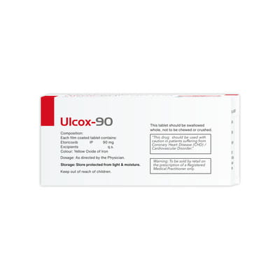 Ulcox 90mg Strip Of 10 Tablets