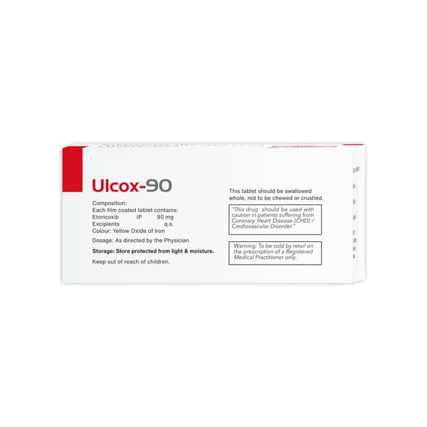 Ulcox 90mg Strip Of 10 Tablets