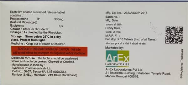 Minagest Sr 300Mg Strip Of 10 Tablets