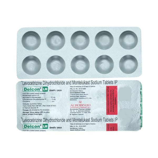 Delcon Lm Strip Of 10 Tablets