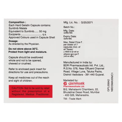 Sutib 50mg Strip Of 7 Capsules