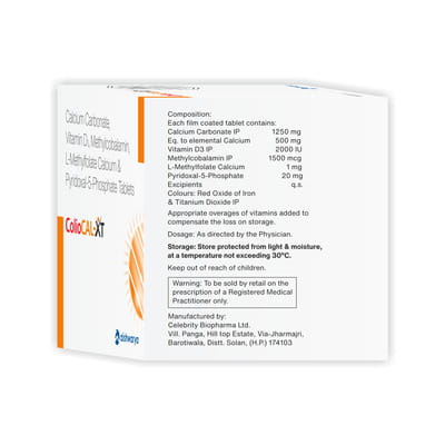 Coliocal Xt Strip Of 15 Tablets