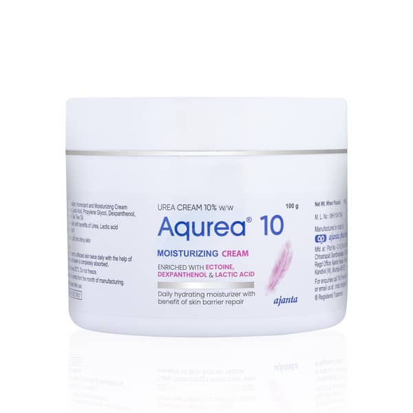 Aqurea 10 Urea 10% Moisturizing Cream 100 Gm