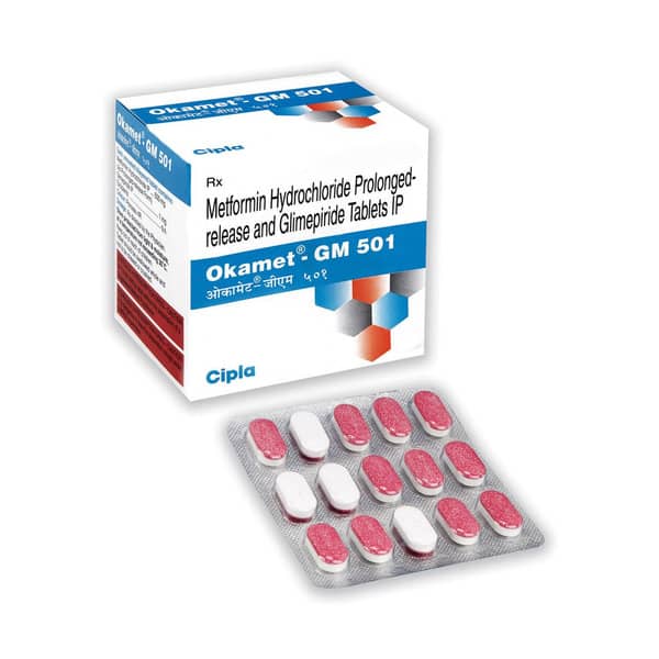 Okamet Gm 501mg Strip Of 15 Tablets