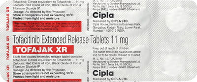 Tofajak Xr 11mg Strip Of 10 Tablets