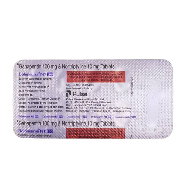 Doloneuron Nt 100/10mg Strip Of 10 Tablets