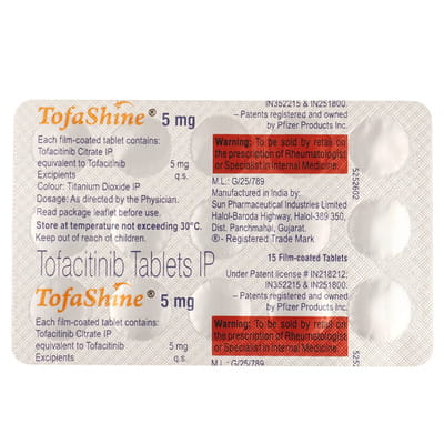 Tofashine 5mg Strip Of 15 Tablets