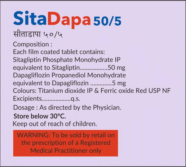 Sitadapa 50/5mg Strip Of 10 Tablets