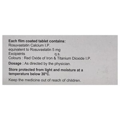 Rosave 5mg Strip Of 15 Tablets