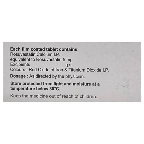Rosave 5mg Strip Of 15 Tablets