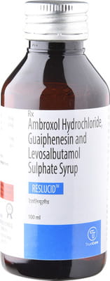 Reslucid Bottle Of 100ml Syrup