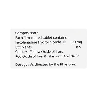 Alrgee 120 Strip Of 10 Tablets