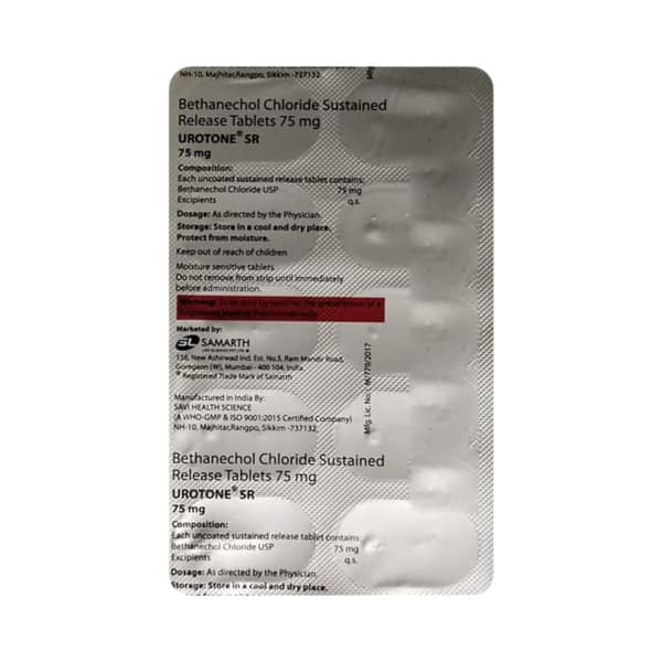 Urotone Sr 75Mg Strip Of 10 Tablets