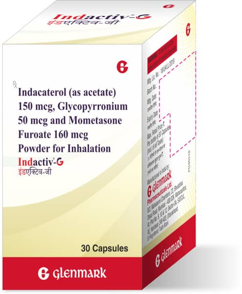 Indactiv G Bottle Of 30 Inhalation Capsules