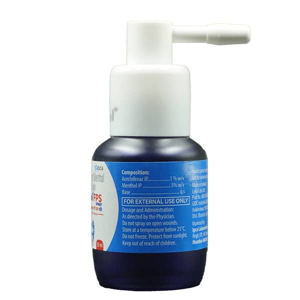 Zerodol Fps Bottle Of 30ml Spray