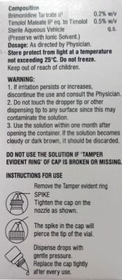 Britiblu Bf Bottle Of 5ml Eye Drops