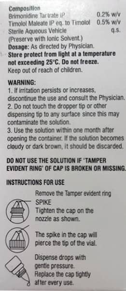 Britiblu Bf Bottle Of 5ml Eye Drops