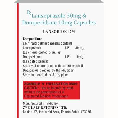 Lansoride Dm Strip Of 10 Capsules