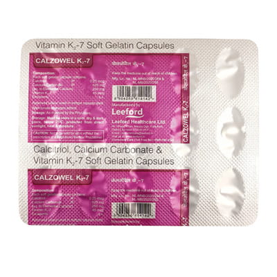 Calzowel K27 Strip Of 15 Softgel Capsules