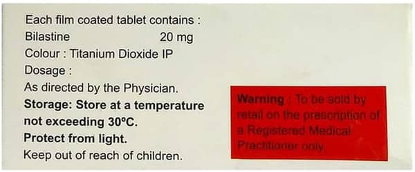 Nohives 20mg Strip Of 10 Tablets