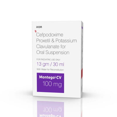 Montego Cv 100mg Bottle Of 30ml Dry Suspension