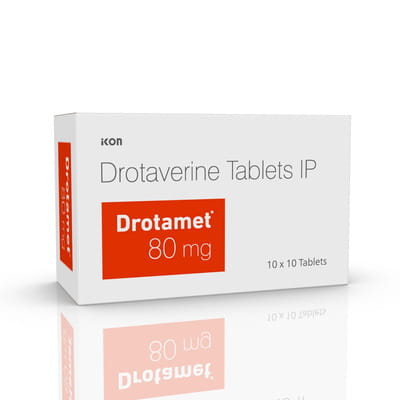 Drotamet 80mg Strip Of 10 Tablets
