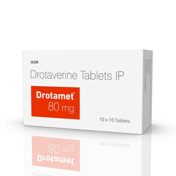 Drotamet 80mg Strip Of 10 Tablets