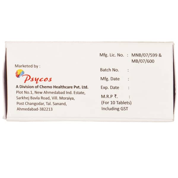 Ticrest 25mg Strip Of 10 Tablets