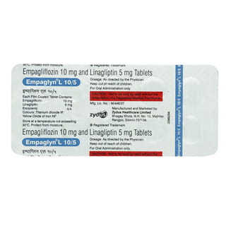 Empaglyn L 10/5Mg Strip Of 10 Tablets