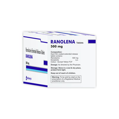 Ranolena 500mg Strip Of 10 Tablets