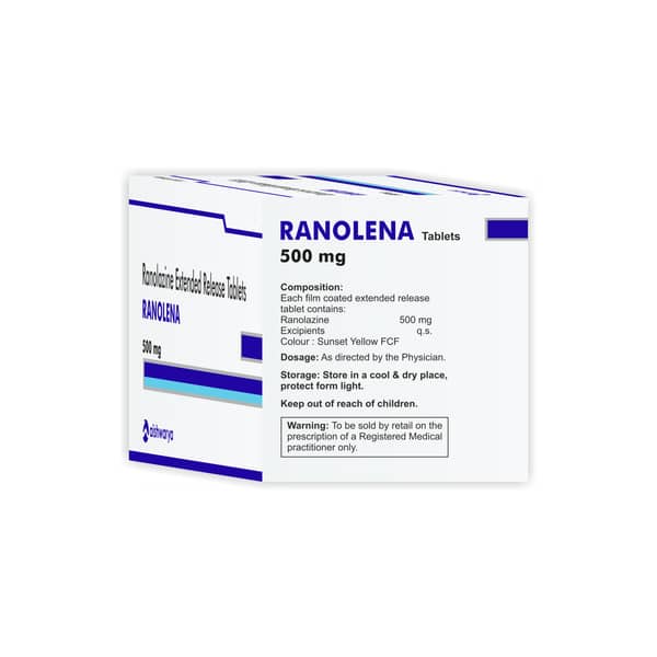 Ranolena 500Mg Strip Of 10 Tablets