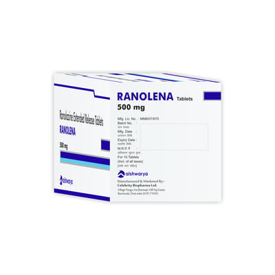 Ranolena 500mg Strip Of 10 Tablets