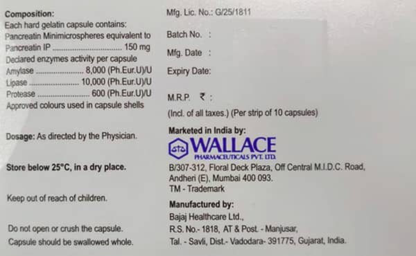 Enzigest 10000 Strip Of 10 Capsules