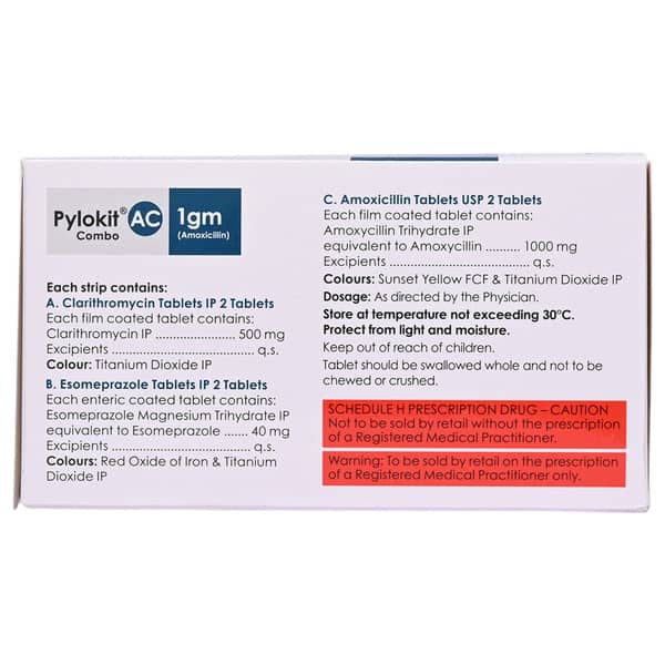 Pylokit AC 1gm Tablet Combikit