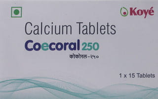 Coecoral 250mg Strip Of 15 Tablets