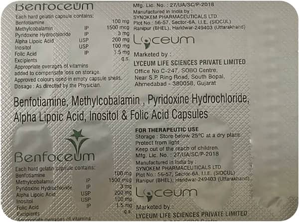 Benfoceum Strip Of 10 Capsules