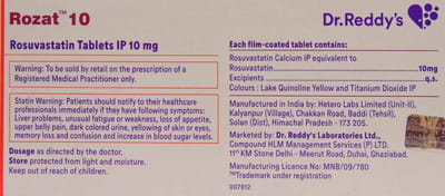 Rozat 10mg Strip Of 15 Tablets