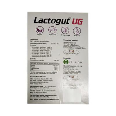 Lactogut Ug Strip Of 10 Capsules
