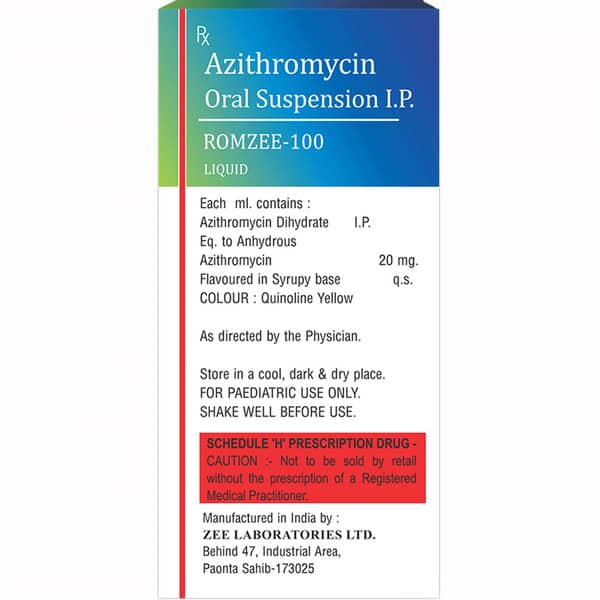 Romzee 100 Bottle Of 15Ml Oral Liquid