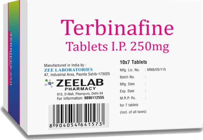 Terbifex 250mg Strip Of 7 Tablets