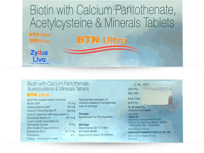 Btn Ultra Strip Of 30 Tablets