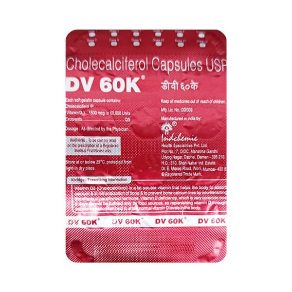 Dv 60k Strip Of 12 Capsules