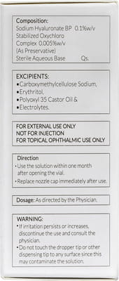Tizy Bottle Of 10ml Lubricating Eye Drops