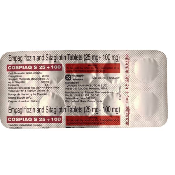 Cospiaq S 25/100mg Strip Of 10 Tablets